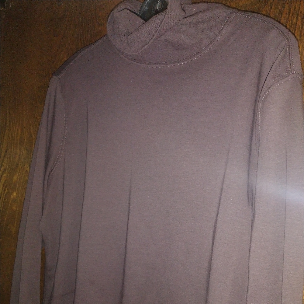 Brown turtleneck